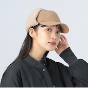 ボア イヤーフラップ付 キャップ