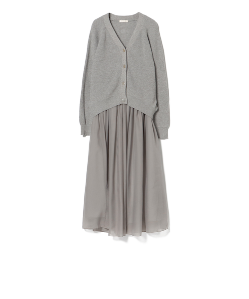 NEWYORKER MELTON キーネックジャンパースカート｜ニューヨーカーの