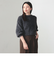 シャギー ジャガード 2WAY プルオーバー