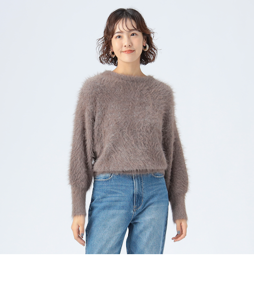 ジャギー ジャガード 2WAY プルオーバー