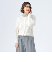 ジャギー ジャガード 2WAY プルオーバー
