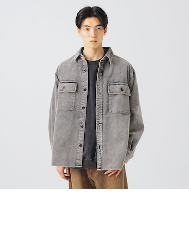 フェード コーデュロイ CPO シャツジャケット