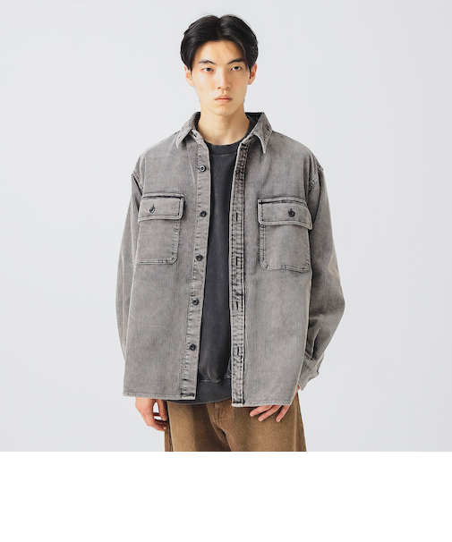 フェード コーデュロイ CPO シャツジャケット