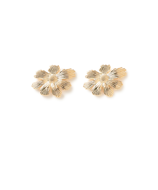 フラワー メタル ピアス
