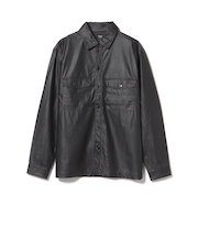 フェイクレザー CPO シャツ