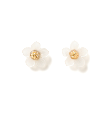 ボール × フラワー 2WAY ピアス