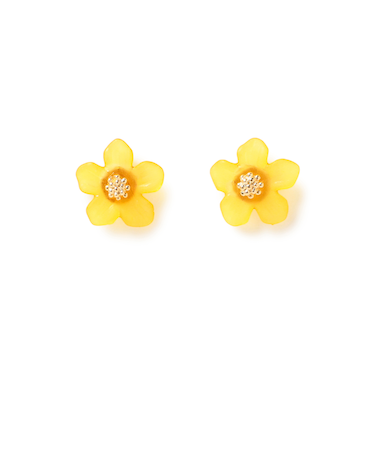 ボール × フラワー 2WAY ピアス