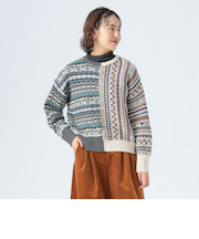 フェアアイル プルオーバー ニット