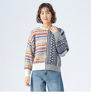 フェアアイル プルオーバー ニット