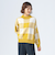 ジャカード チェック柄 ニット