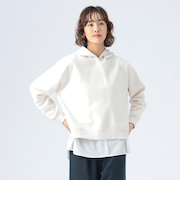 サイドジップ コンビ フーディー