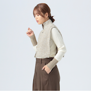 ハーフジップ ニット（セットアイテム）