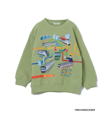 JR 在来線 スウェット プルオーバー 2025FW（90～150cm）