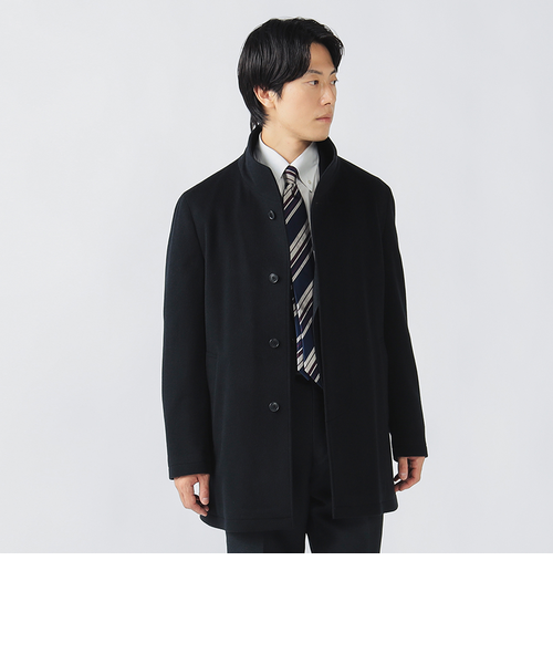 ウールカシミヤ ショート スタンドカラーコート｜ビームスアウトレット