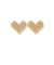 モザイク ハート ピアス