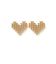 モザイク ハート ピアス
