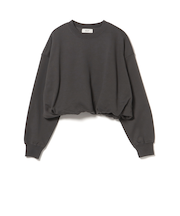 バルーン クロップド スウェット