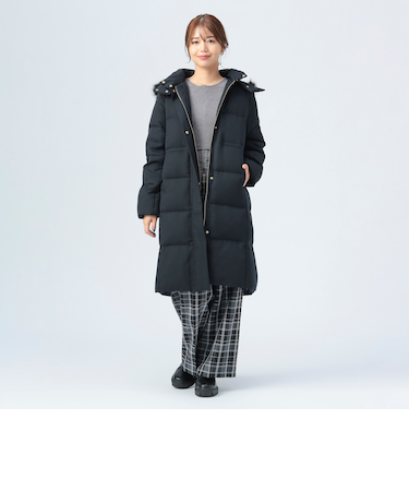 撥水 ダウン ロングコート