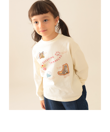 【COLLABORATION】那須どうぶつ王国 / 博士 ロングスリーブ Tシャツ 2025FW（100～140cm）