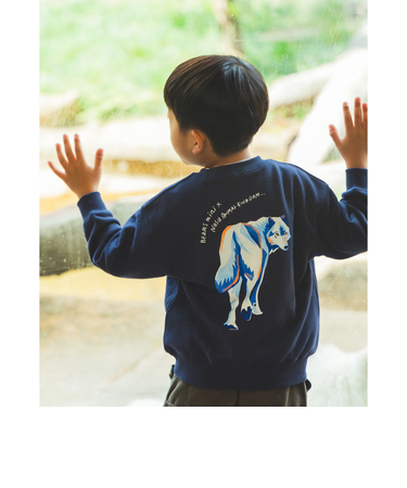 【COLLABORATION】那須どうぶつ王国 / アニマル HIP スウェット 2025FW（90～140cm）