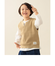 ニットベスト＆ロングスリーブ Tシャツ セット 2025FW（90～150cm）