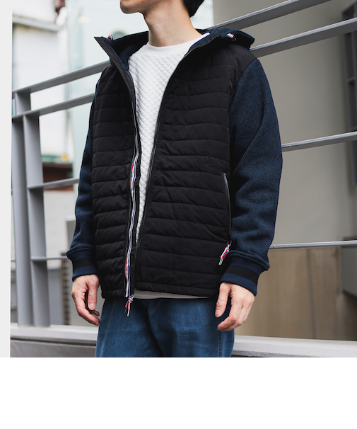 パディング パーカー