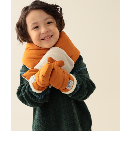 リバーシブル 中綿 キルト マフラー 2025FW