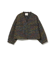 カラーネップ ツイードブルゾン