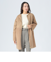 フェイクムートン リバーシブル コート