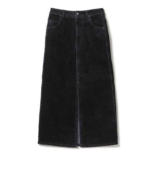 フロッキー デニム タイトスカート