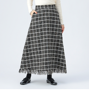 チェック柄 ツイード スカート