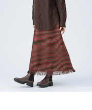 チェック柄 ツイード スカート