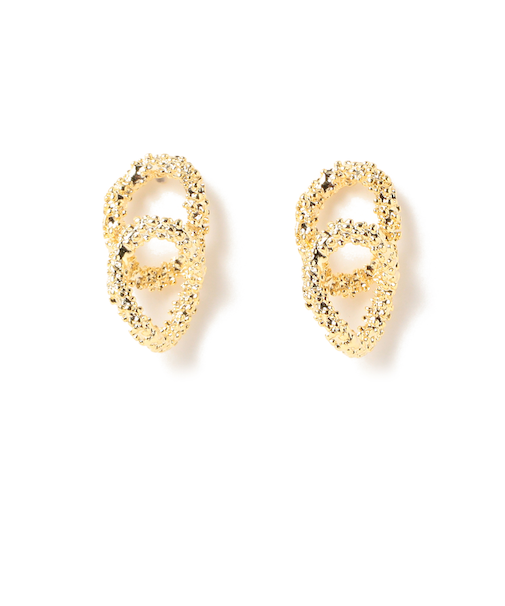 モール Wサークル ピアス