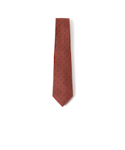 シルクウール 小紋柄 ネクタイ