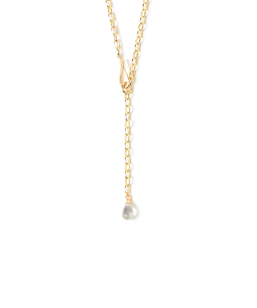 クリア ストーン チェーン ネックレス