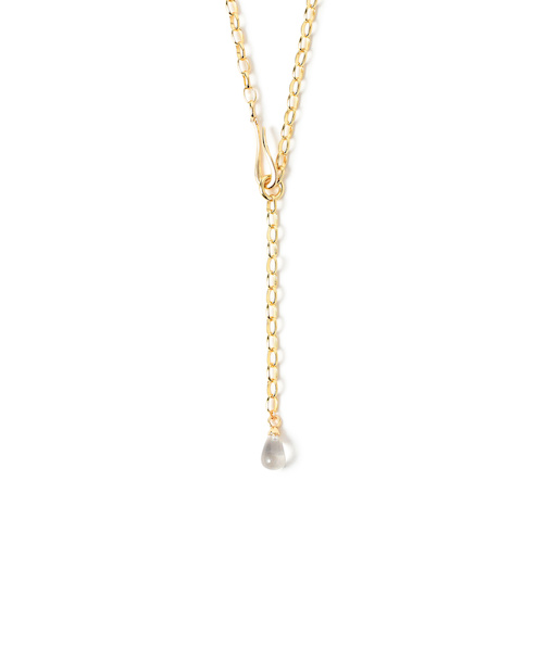 クリア ストーン チェーン ネックレス