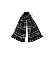 ループ チェック マフラー