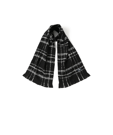 ループ チェック マフラー