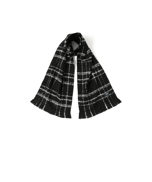 ループ チェック マフラー