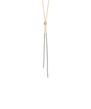 ミックス チェーン ロング ネックレス