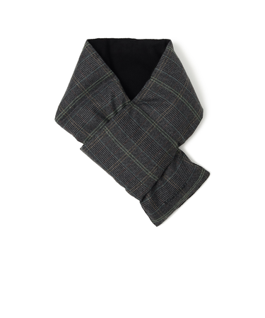 チェック ダウン マフラー