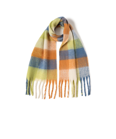 ブークレ マルチ チェックストール