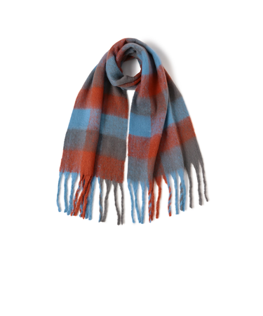 ブークレ マルチ チェックストール