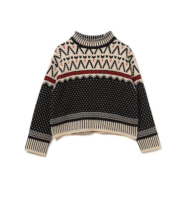 ヴィンテージ ジャカード ニット