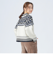 ヴィンテージ ジャカード ニット