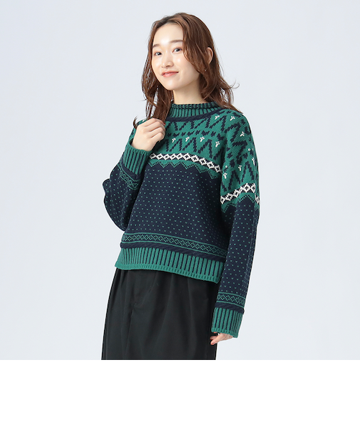 ヴィンテージ ジャカード ニット