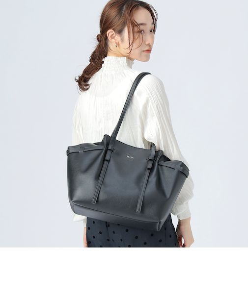 リボン ハンドル バッグ