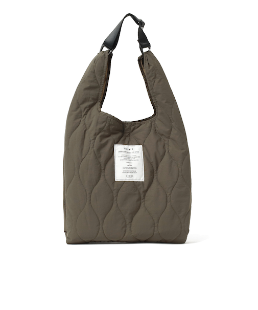 ミニタリー キルト ハンドバッグ