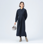 タック シェイプ シャツ ワンピース