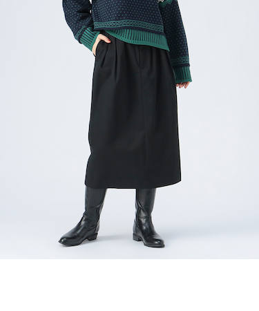 タック コクーン スカート